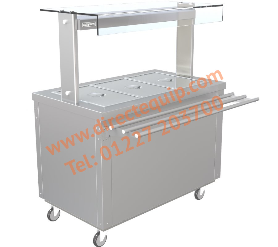 Parry FS-HB3 Flexi-Serve Hot Cupboard with Dry Bain Marie Top